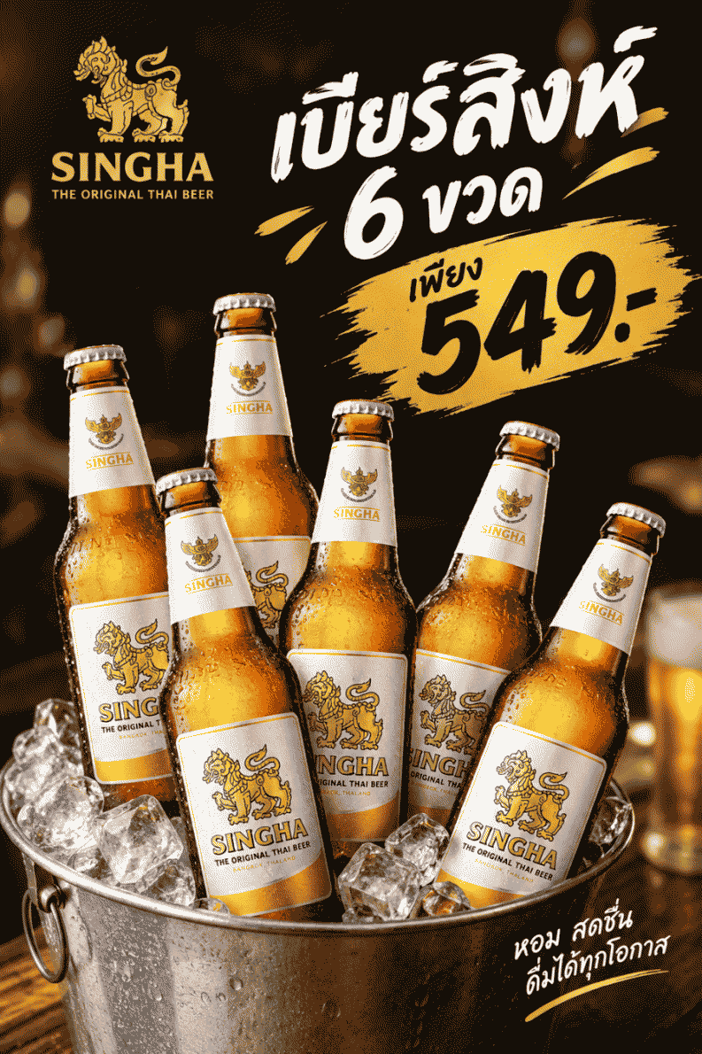 Singha Pro 6 ขวด